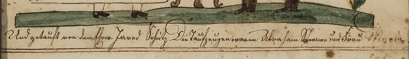 1958.0120.020 Fraktur, detail 2
