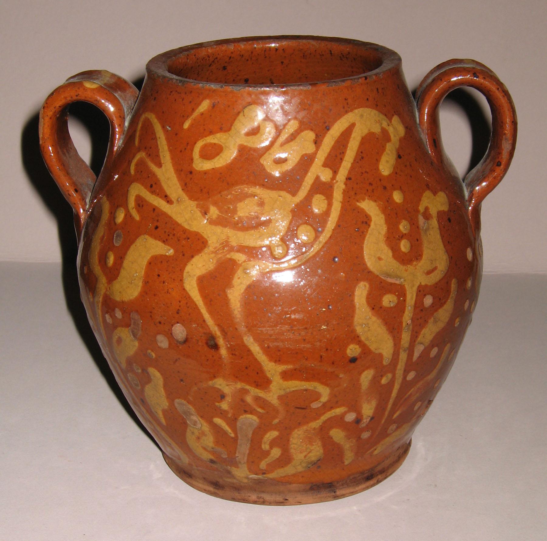 1958.0120.022 Slipware jar (side 2)