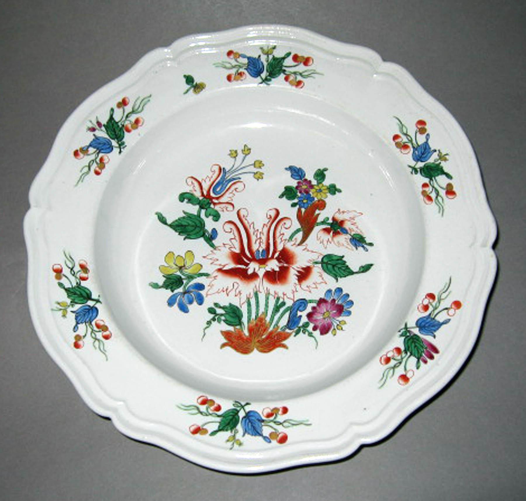 1996.0004.116 Doccia porcelain soup plate