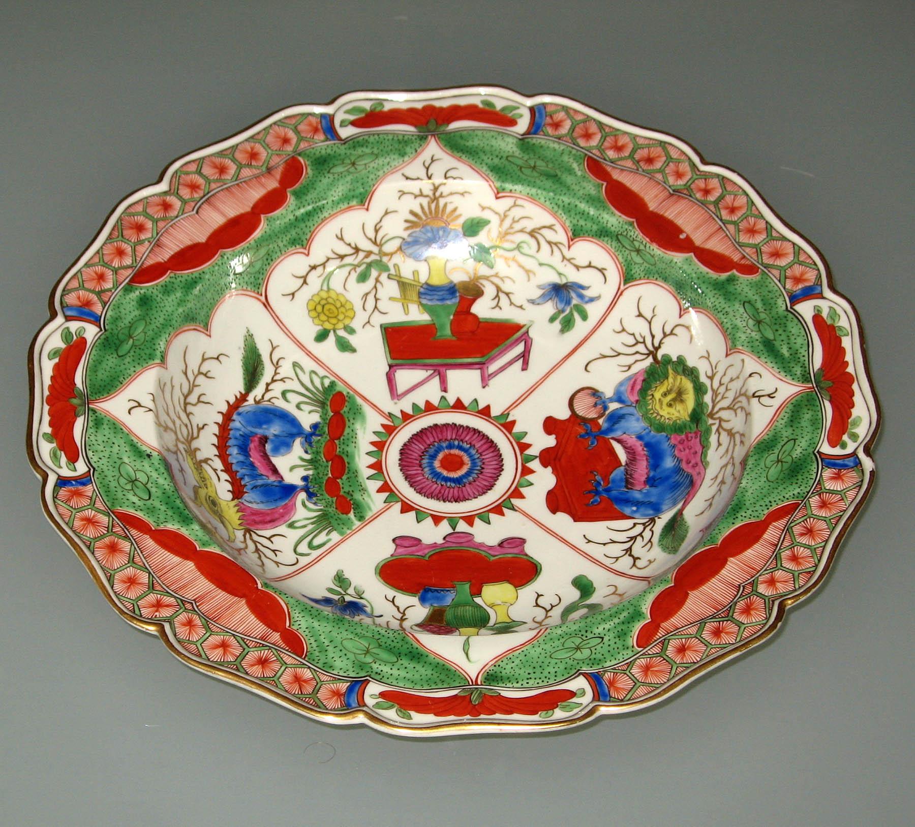 1996.0004.158.001 Worcester porcelain plate