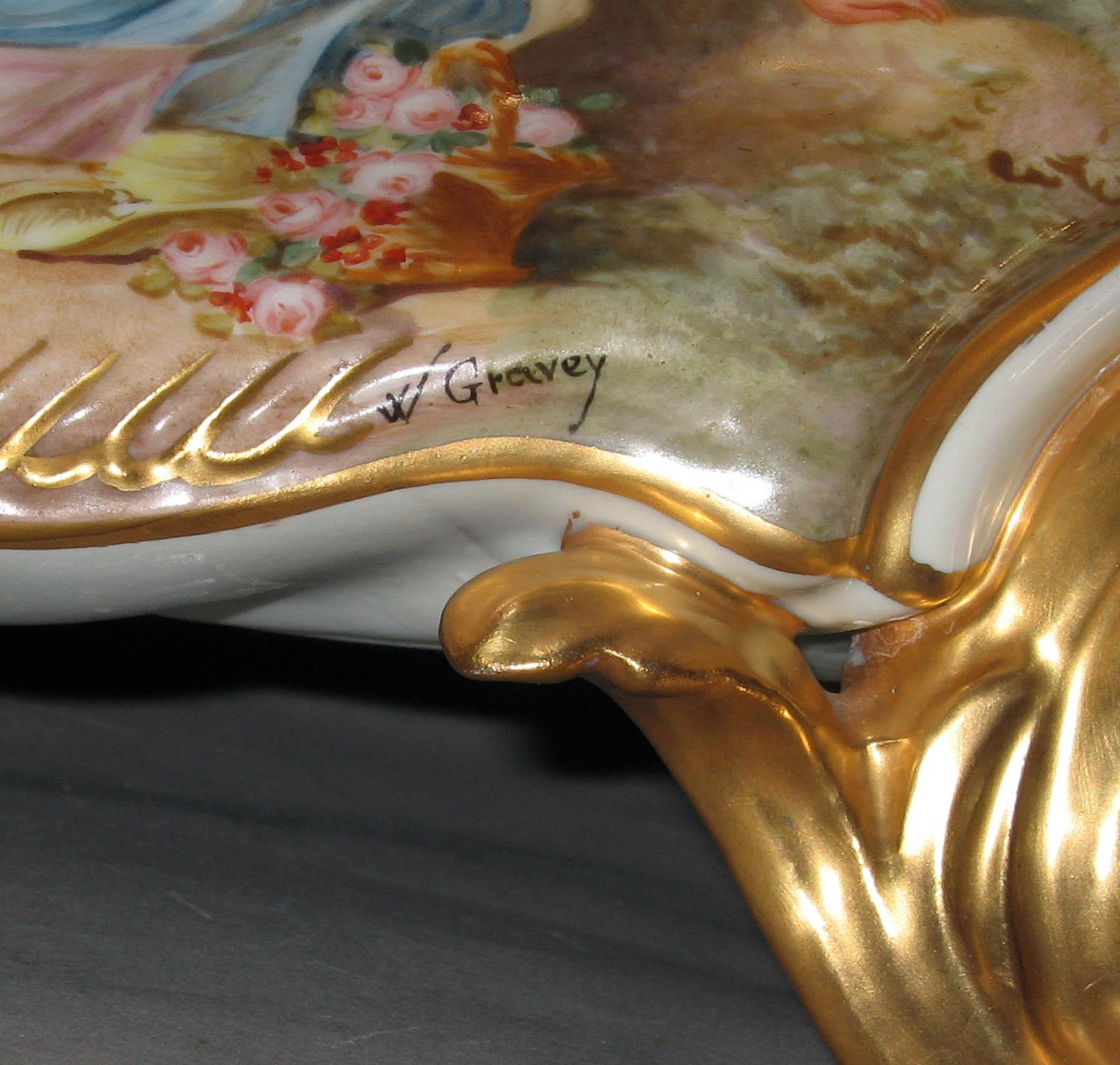 1996.0004.275 A French porcelain tureen (detail)