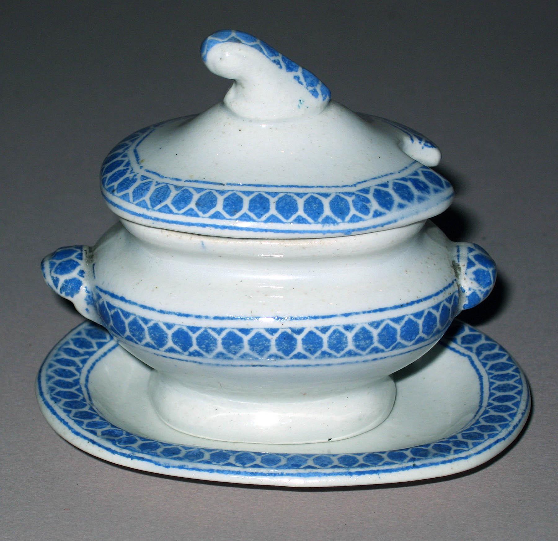1996.0004.276.006 A- C Copeland miniature tureen and stand