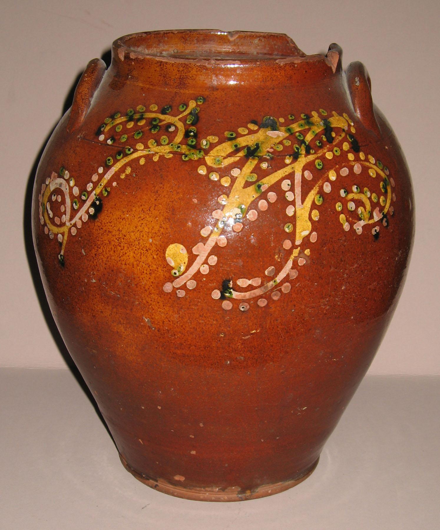 1958.0131 Slipware jar
