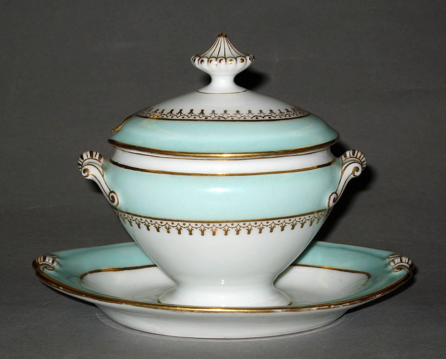 1996.0004.276.022 A, B Miniature porcelain tureen