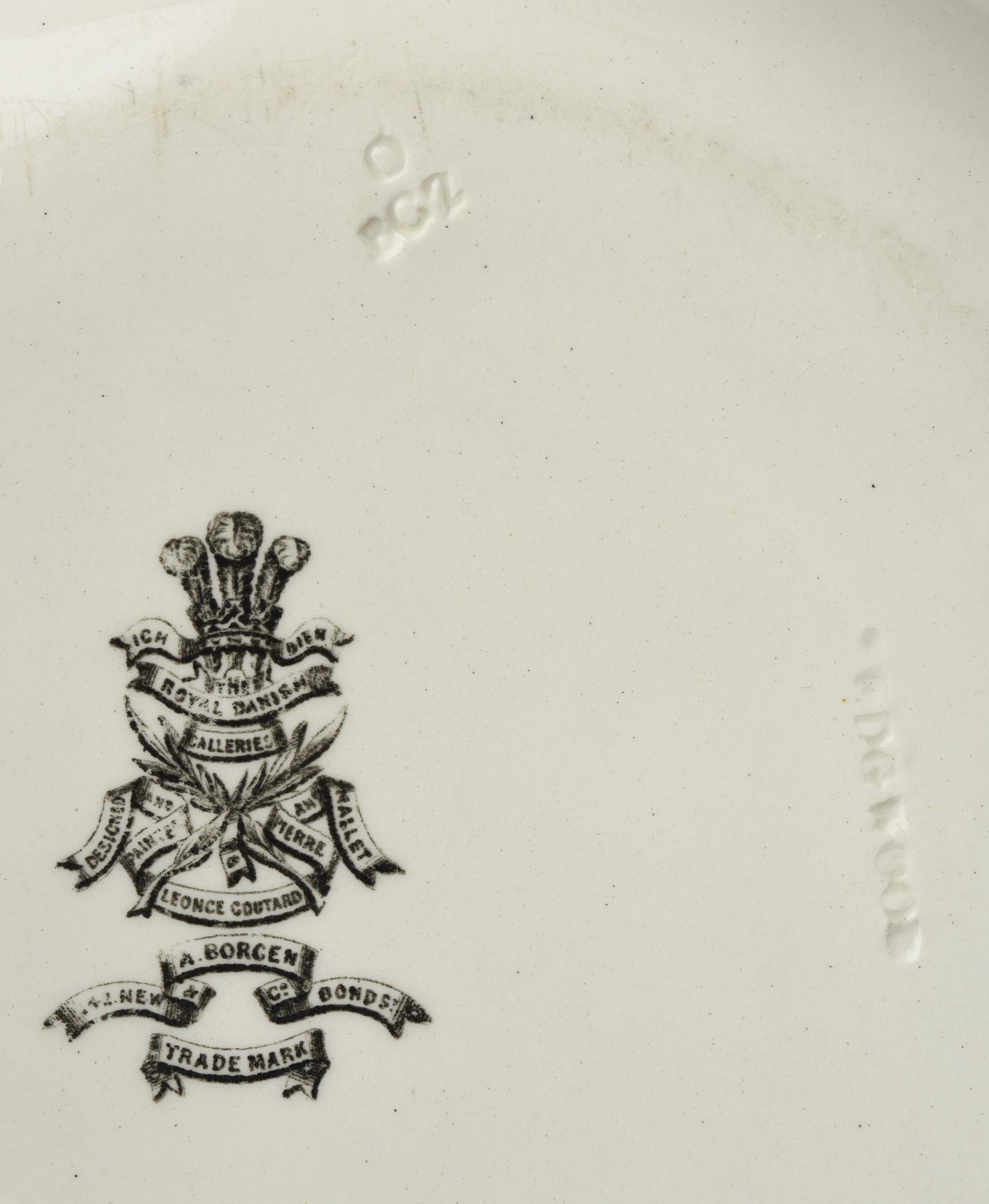 1996.0004.278 Plate or bowl, reverse, detail 1