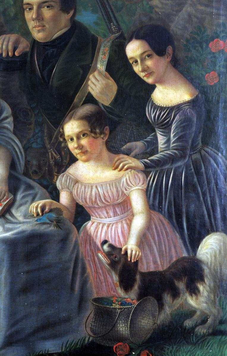 1996.0007 A Painting, Portrait, Detail