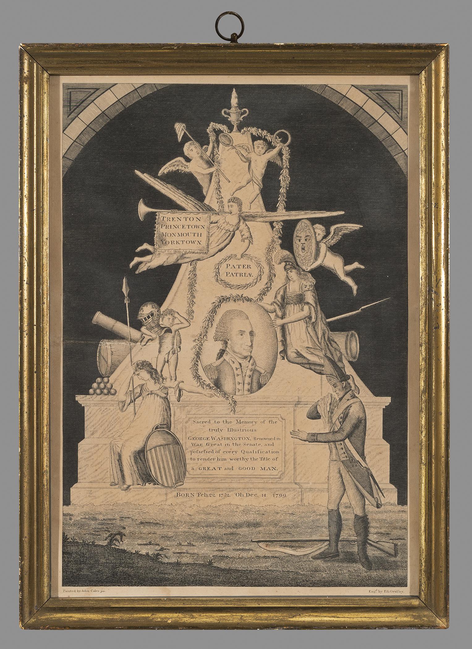 1958.0133 A Print, B Frame, view 1