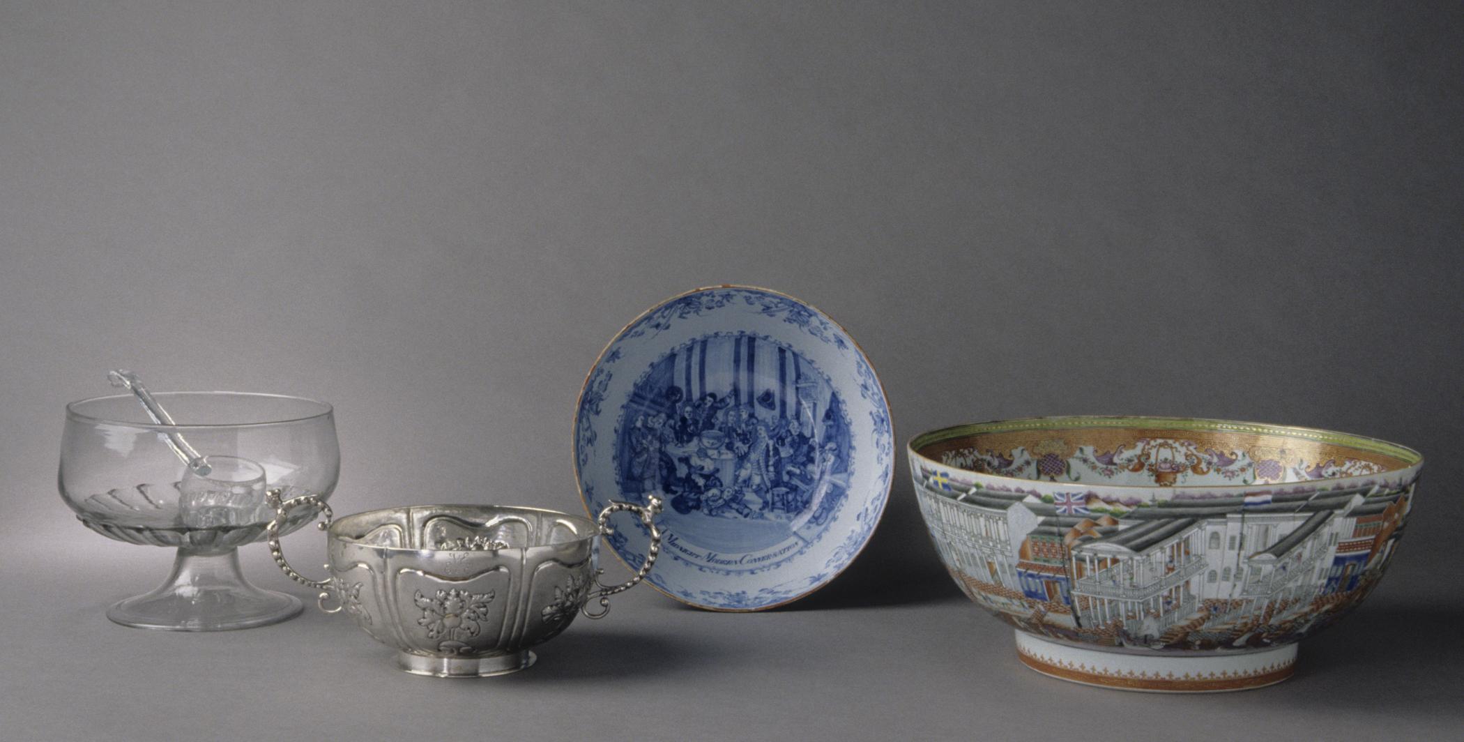 1996.0021.001 Bowl, 1996.0021.002 Ladle, 1955.0127 Bowl, 1984.0030 Bowl, 1960.0572 Bowl