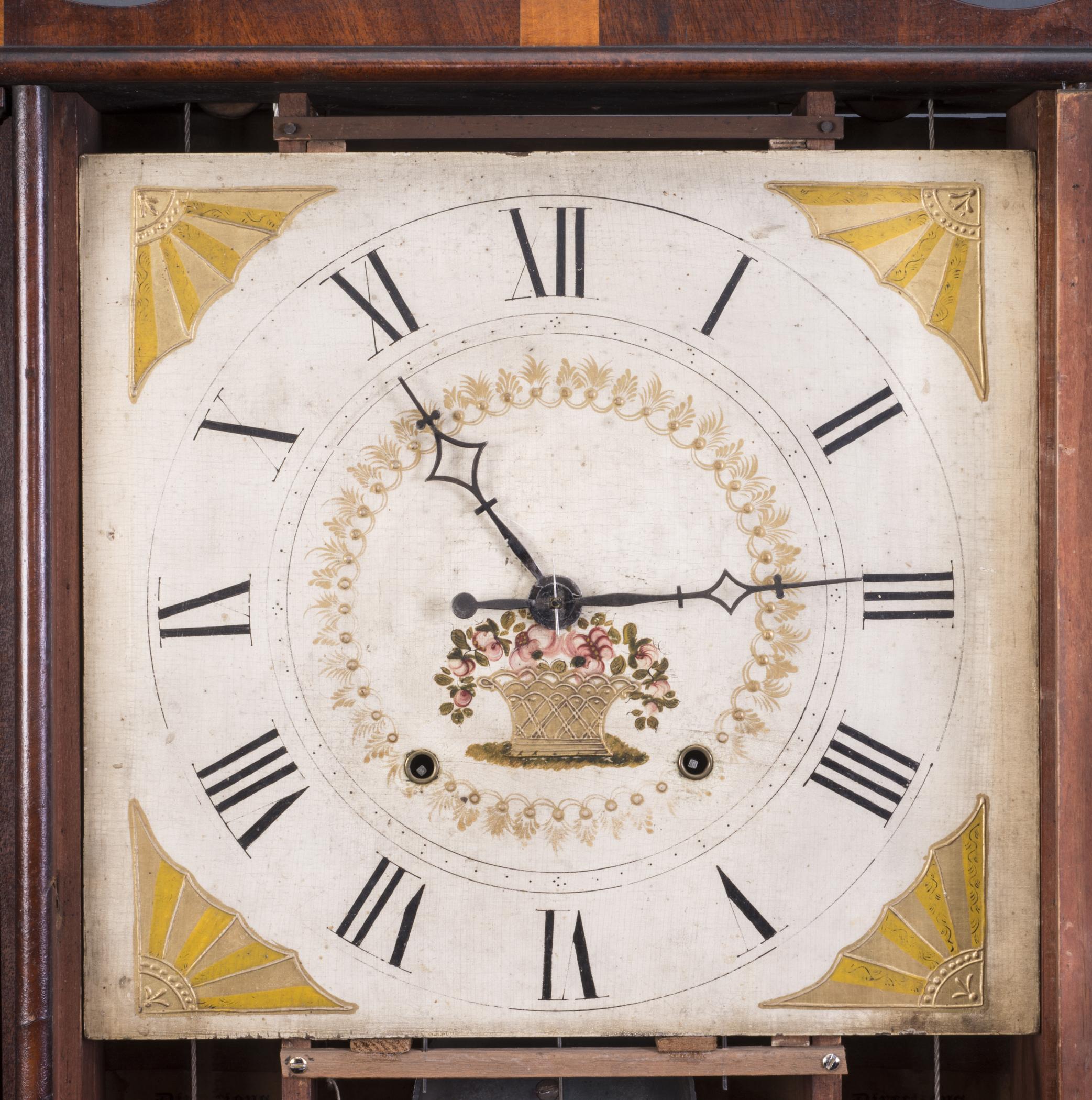 1996.0025 A-H Clock, detail 1