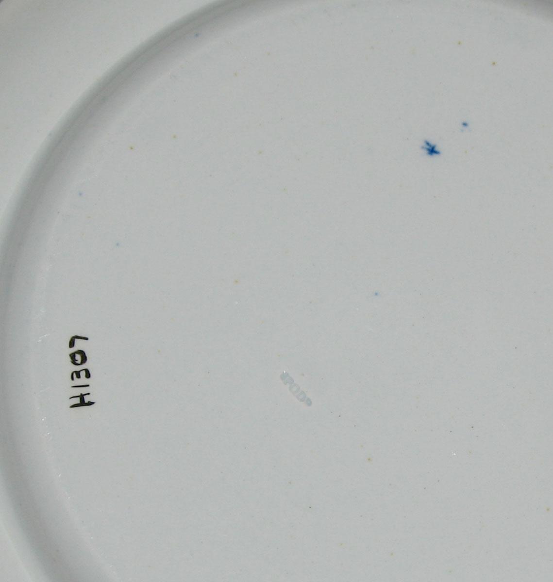 1996.0027.008.025 Pearlware plate (mark)
