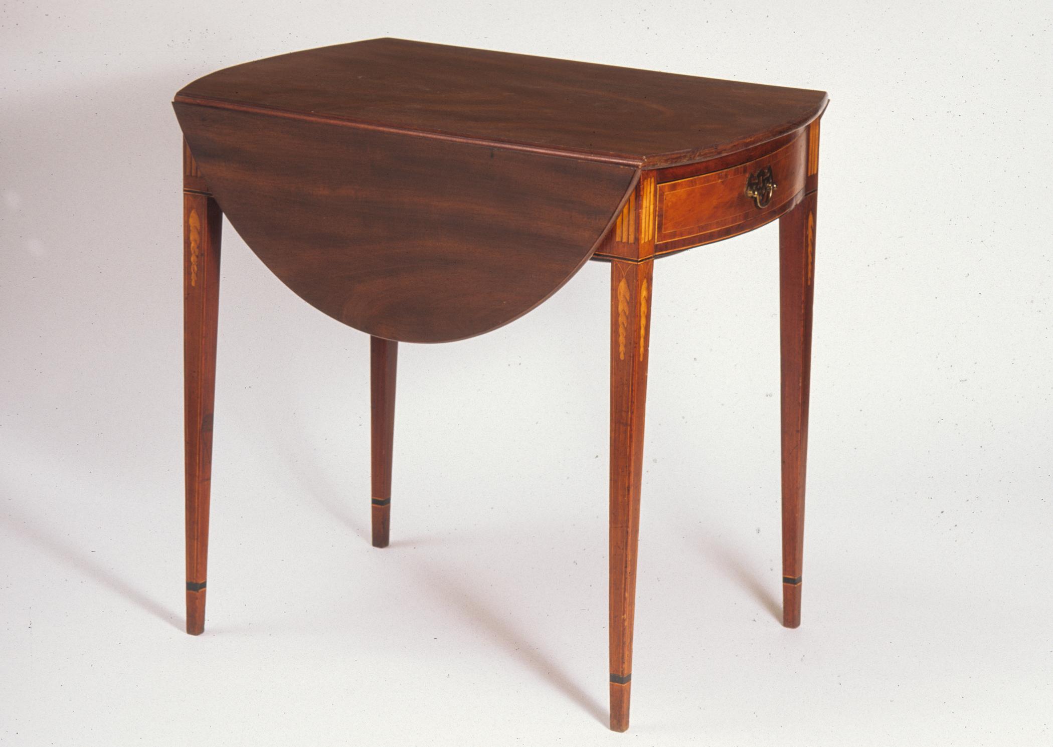 1996.0034 Table, Pembroke table view 1