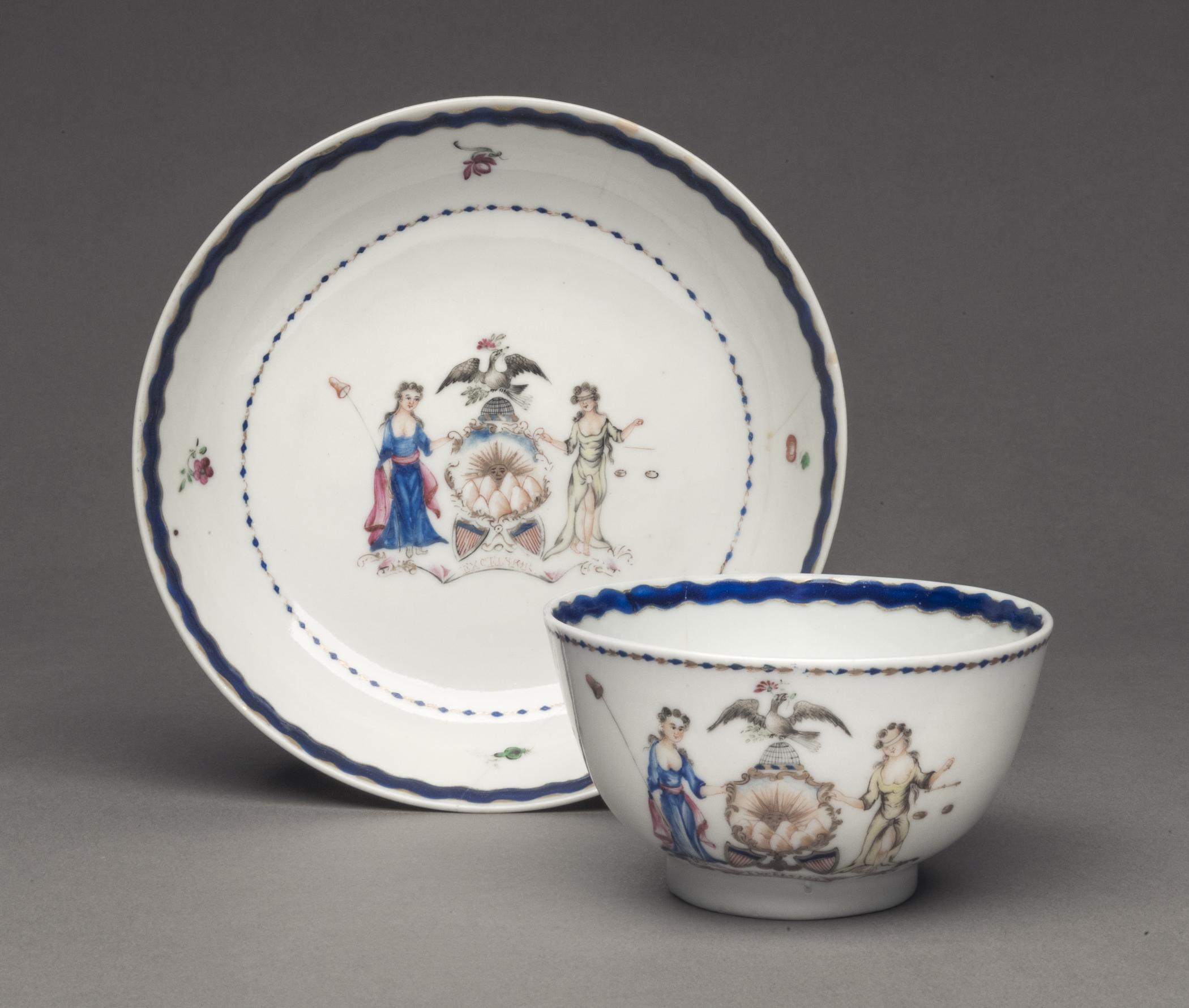 1958.0135.010 A Teacup, B Saucer
