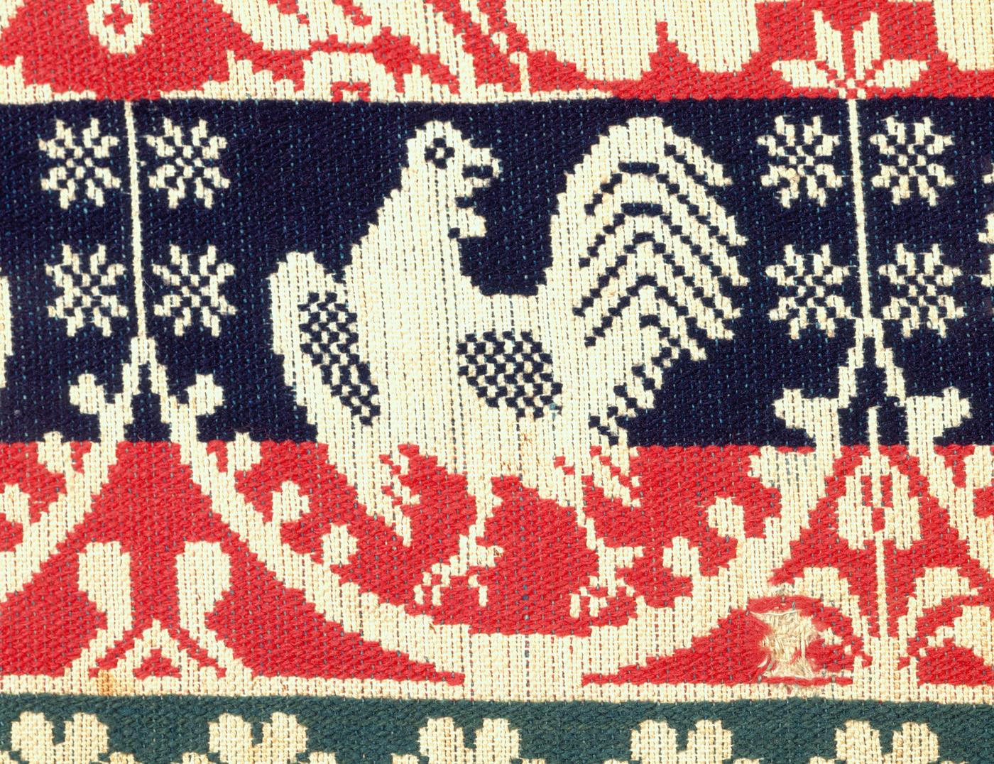 1997.0005 Coverlet detail