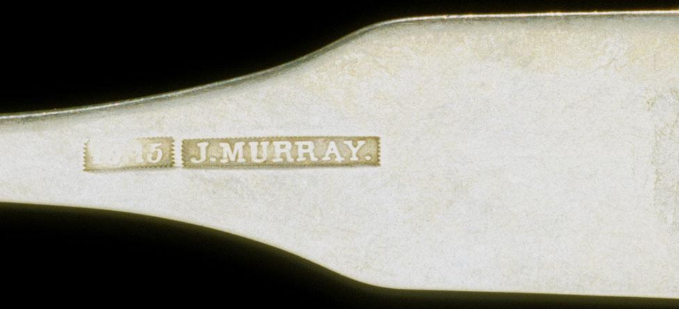 1997.0010.004 Spoon, Teaspoon, detail 1