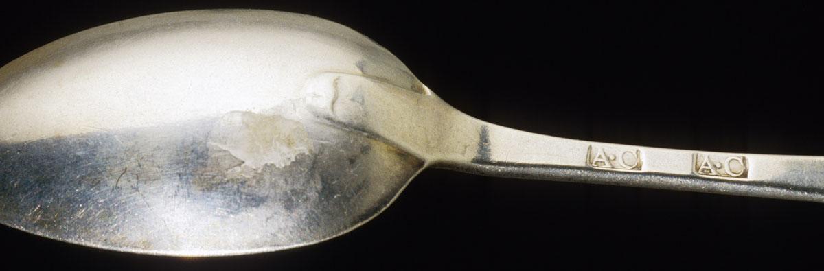 1997.0010.007 Spoon, Teaspoon, detail 1