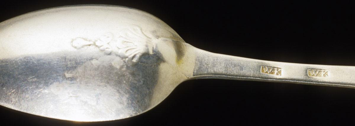 1997.0010.008 Spoon, Teaspoon, detail 1