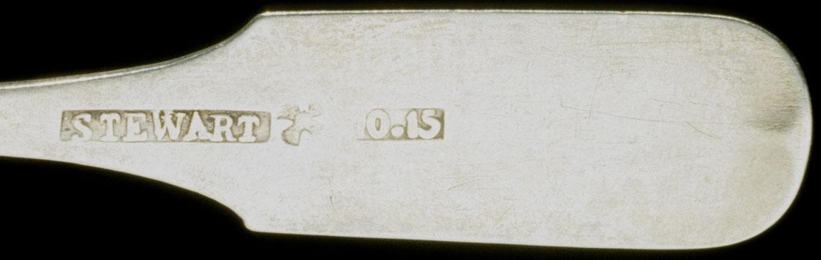1997.0010.013 Spoon, Teaspoon, detail 1