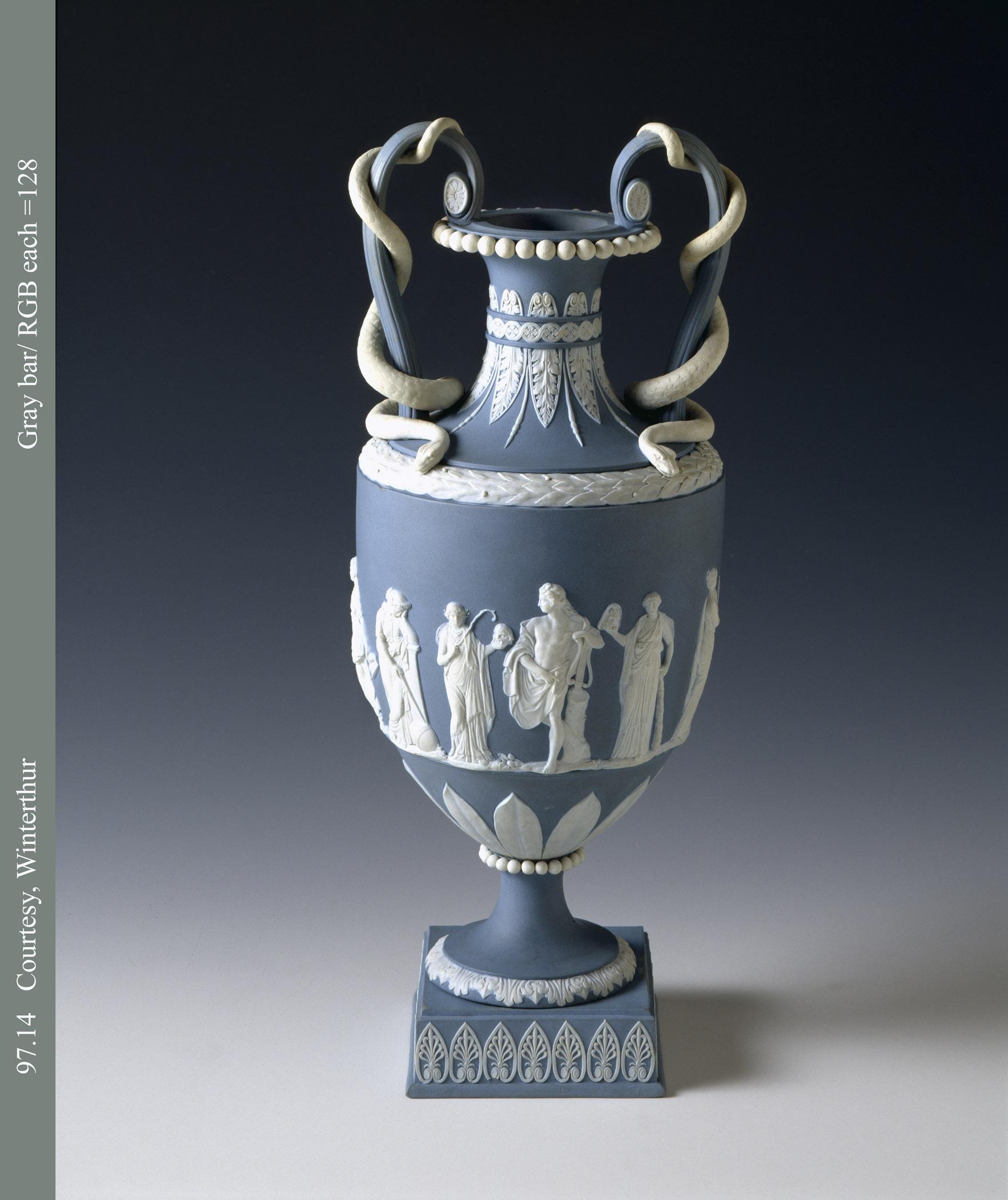 1997.0014 Flower container, vase, or urn