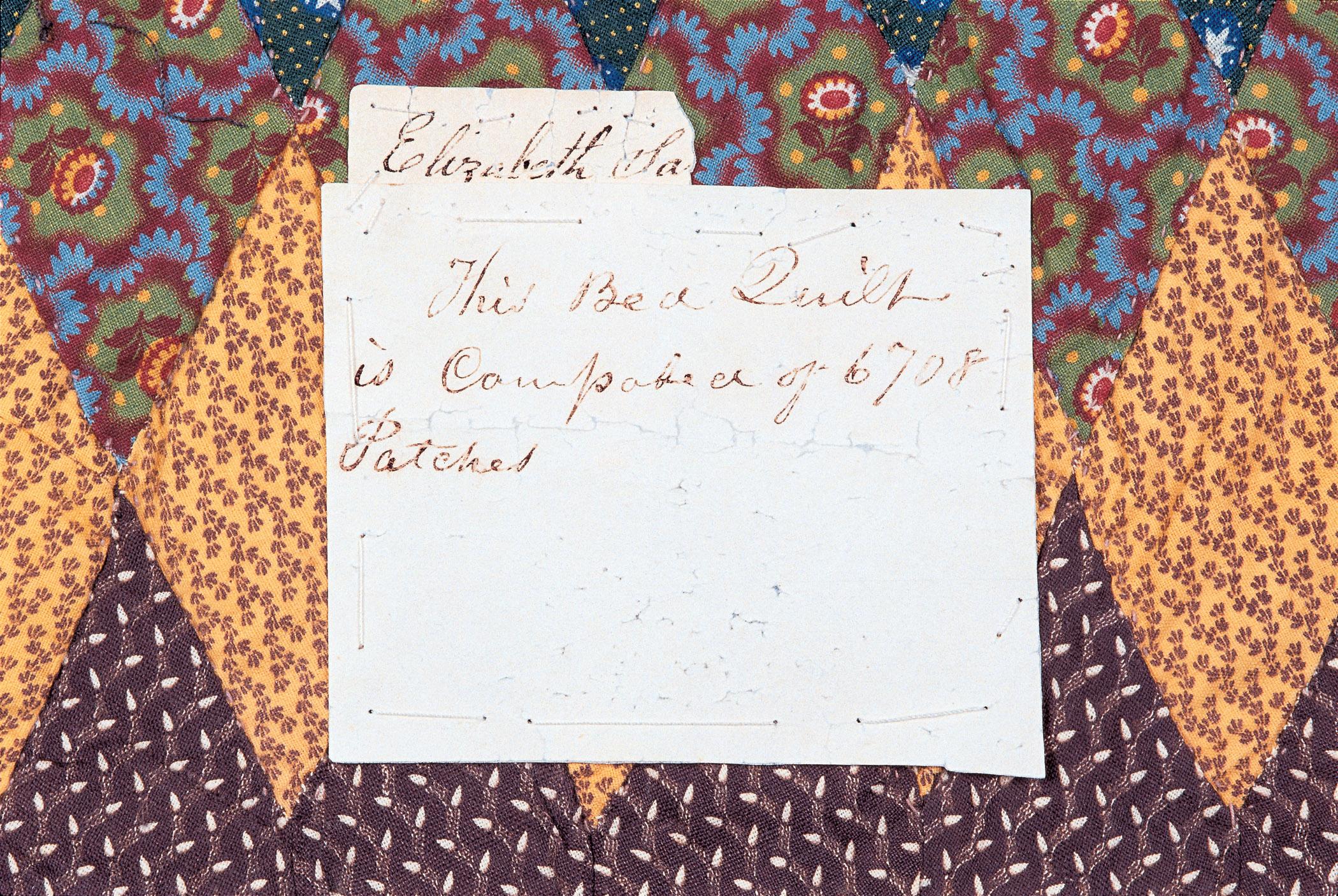 1997.0022 Quilt, detail 2