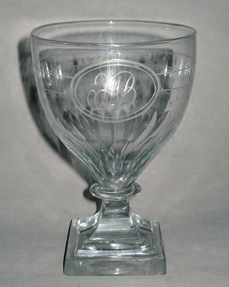 1997.0027 Colorless glass rummer