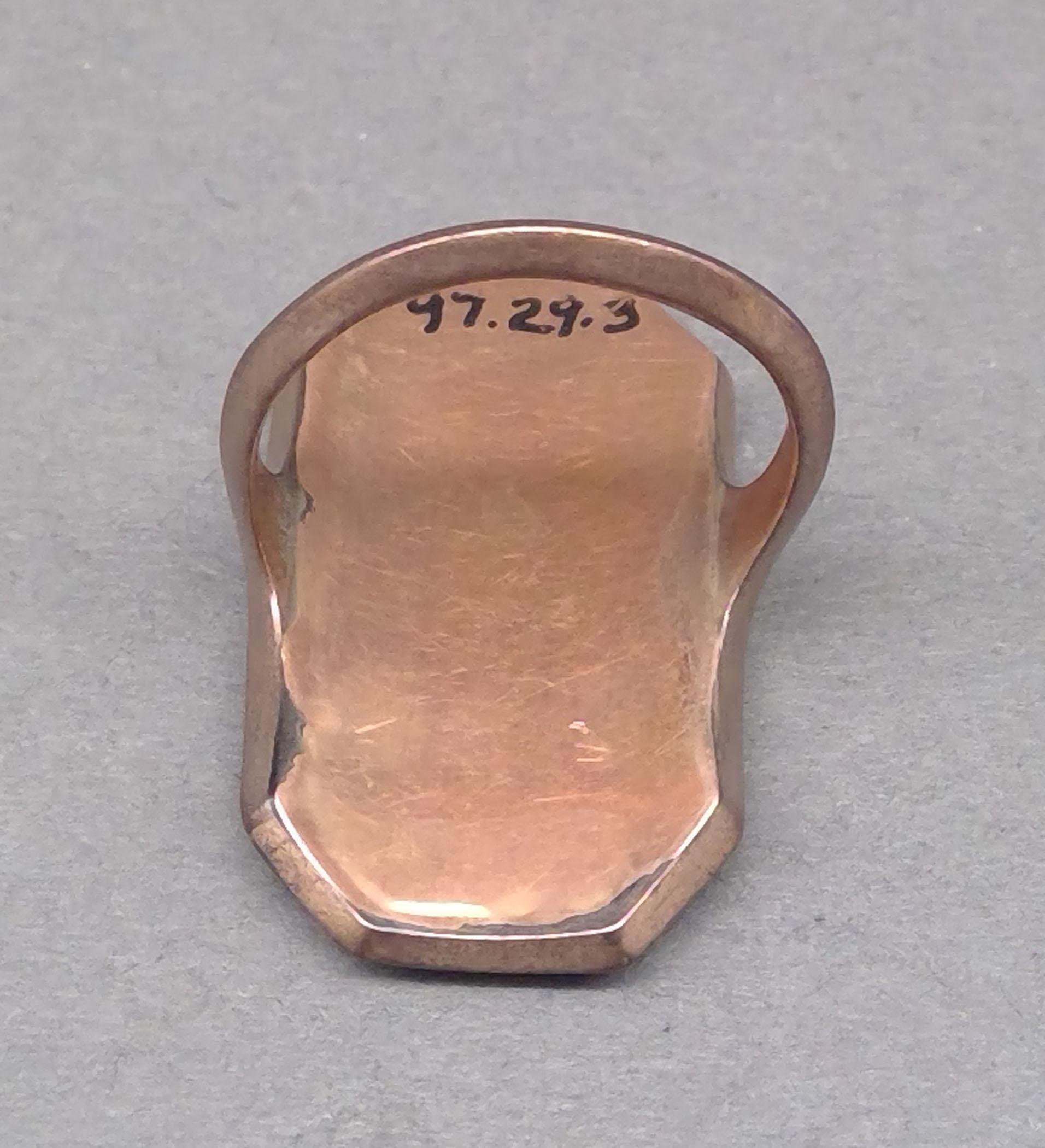 1997.0029.003 Ring (finger), Mourning ring, view 5
