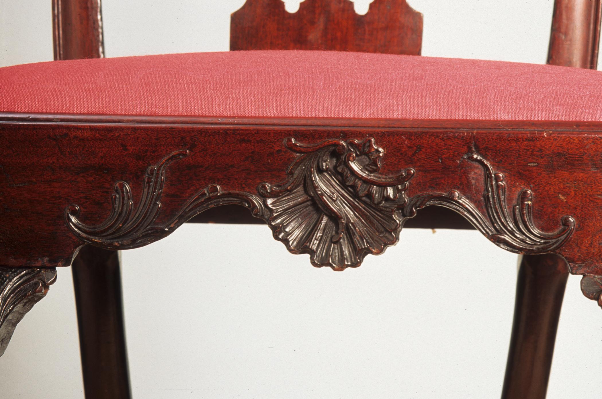1997.0034 chair, side chair, detail view 1