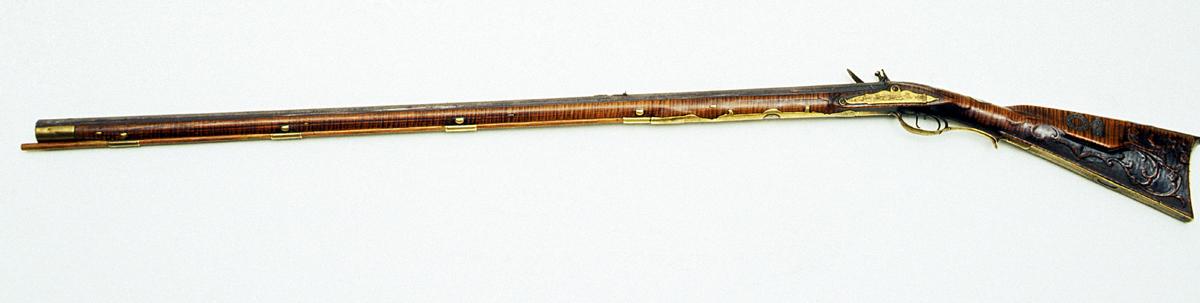 1997.0037 Flintlock Rifle, View 2