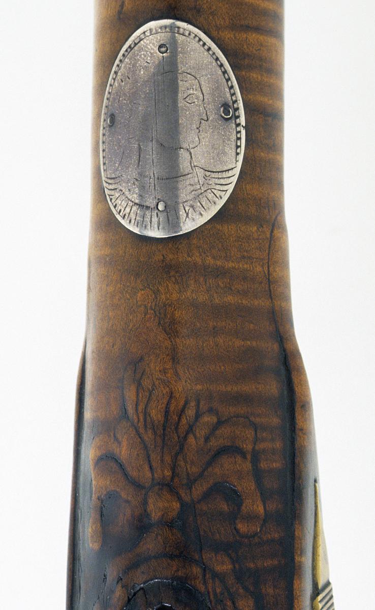 1997.0037 Flintlock Rifle, Detail 8