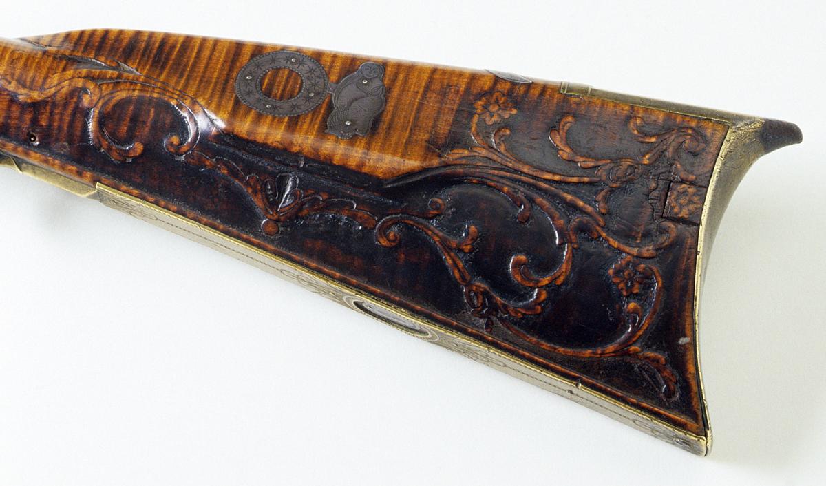 1997.0037 Flintlock Rifle, Detail 9