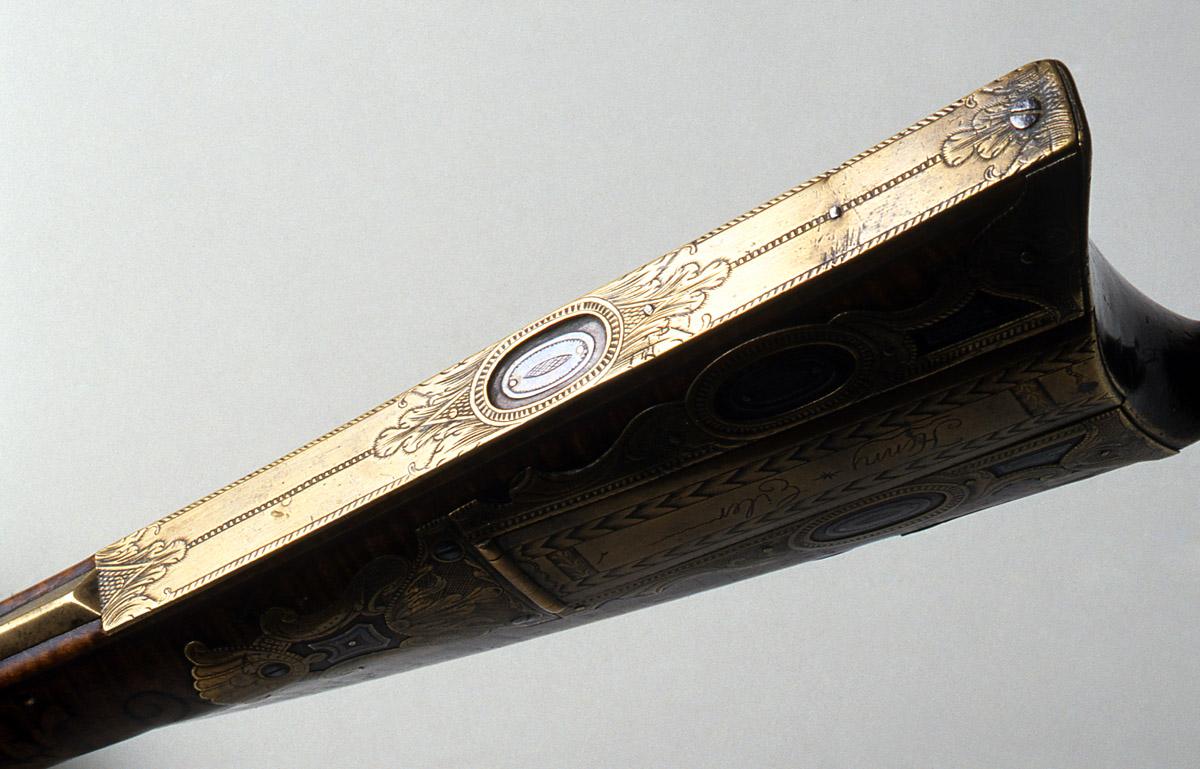 1997.0037 Rifle, Flintlock rifle (detail 2)