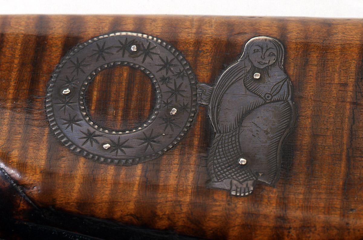 1997.0037 Rifle, Flintlock rifle (detail 4)