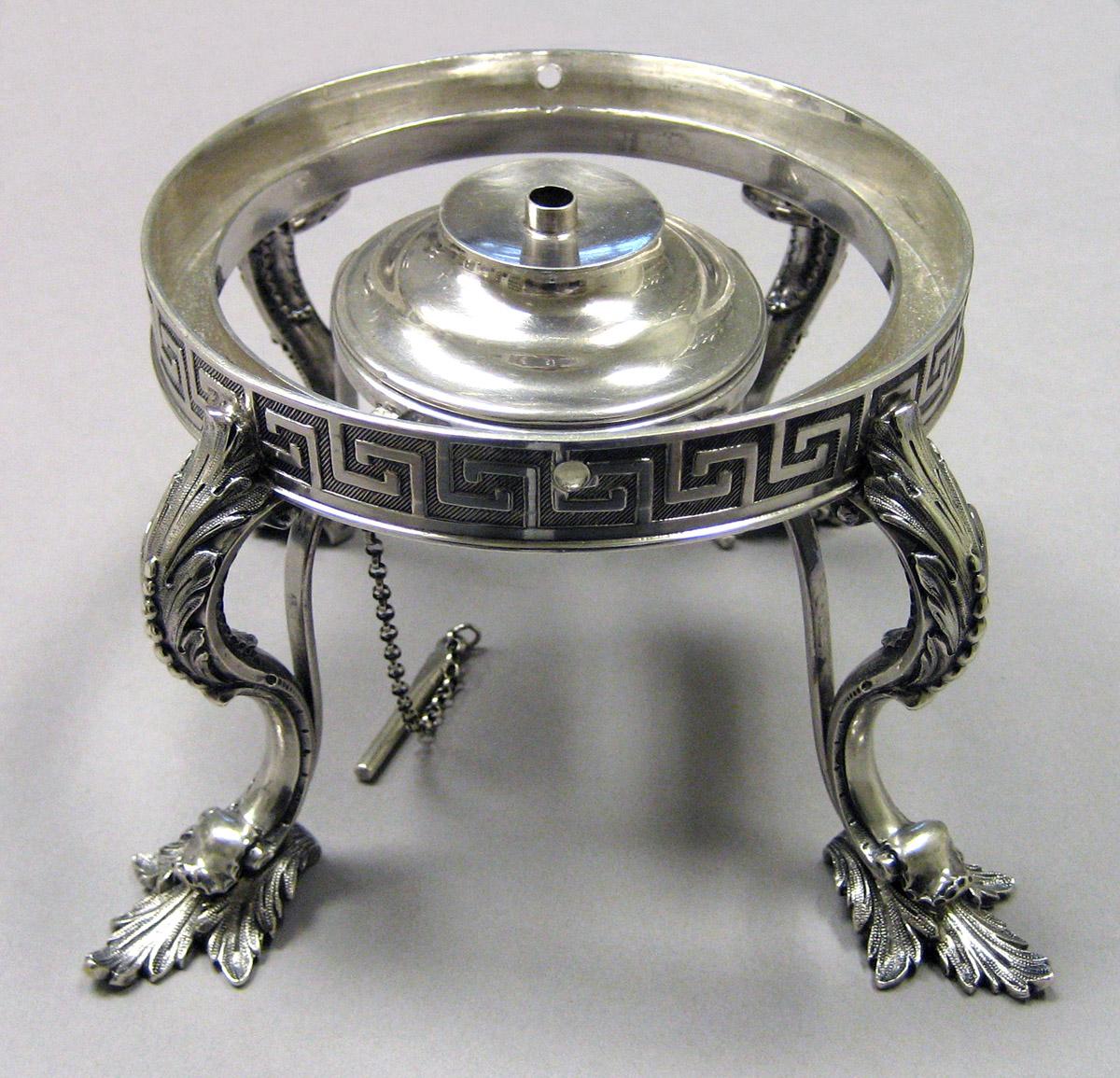 1997.0039 Silver Urn stand
