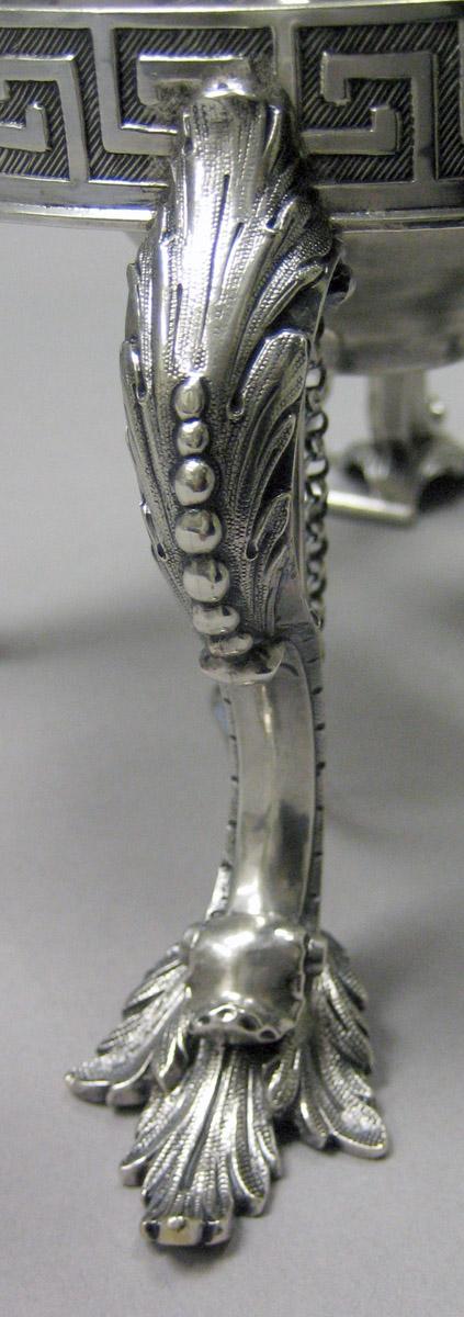 1997.0039 Silver Urn leg detail 1