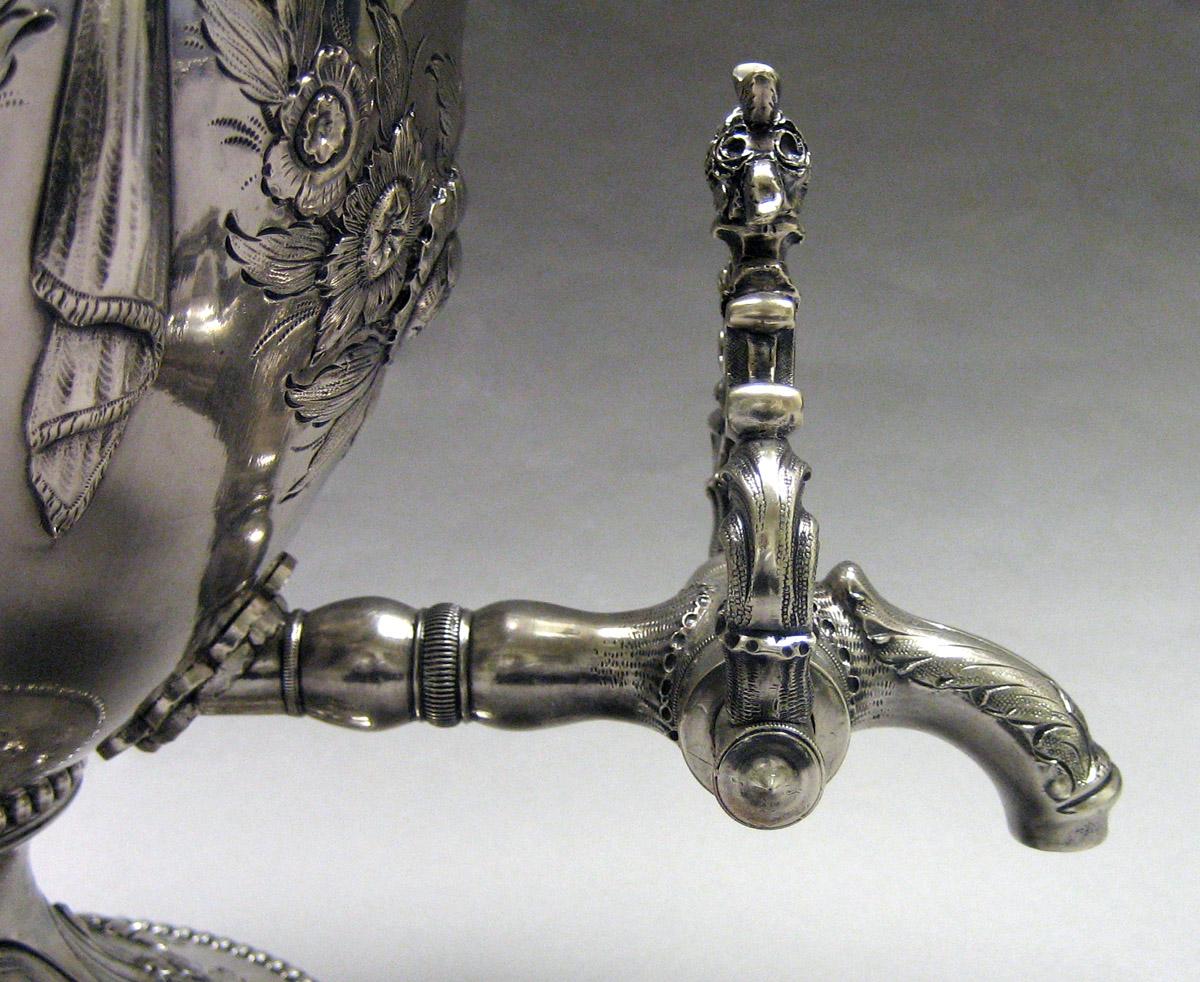1997.0039 Silver Urn spigot view 2