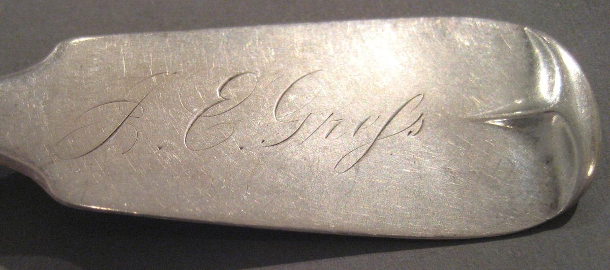 1998.0004.009 Silver Spoon engraving
