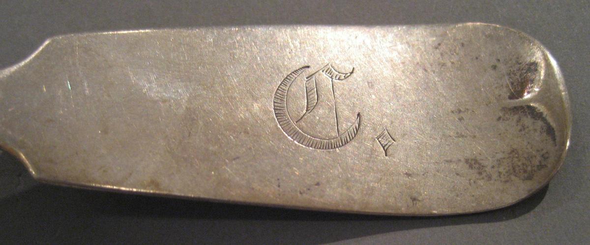 1998.0004.010 Silver Spoon engraving