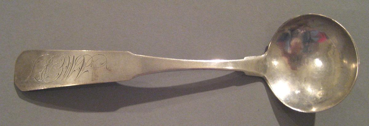1998.0004.017 Silver Ladle upper surface