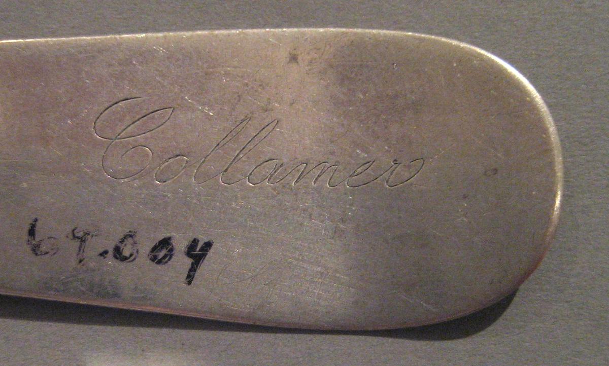 1998.0004.018.001 Silver Spoon engraving