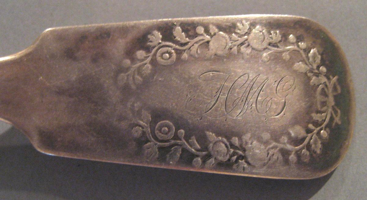 1998.0004.022 Silver Spoon engraving