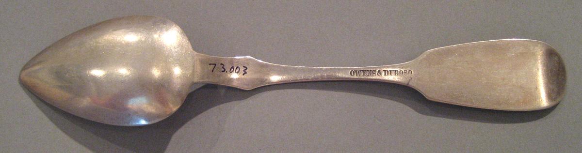 1998.0004.027.001 Silver Spoon underside