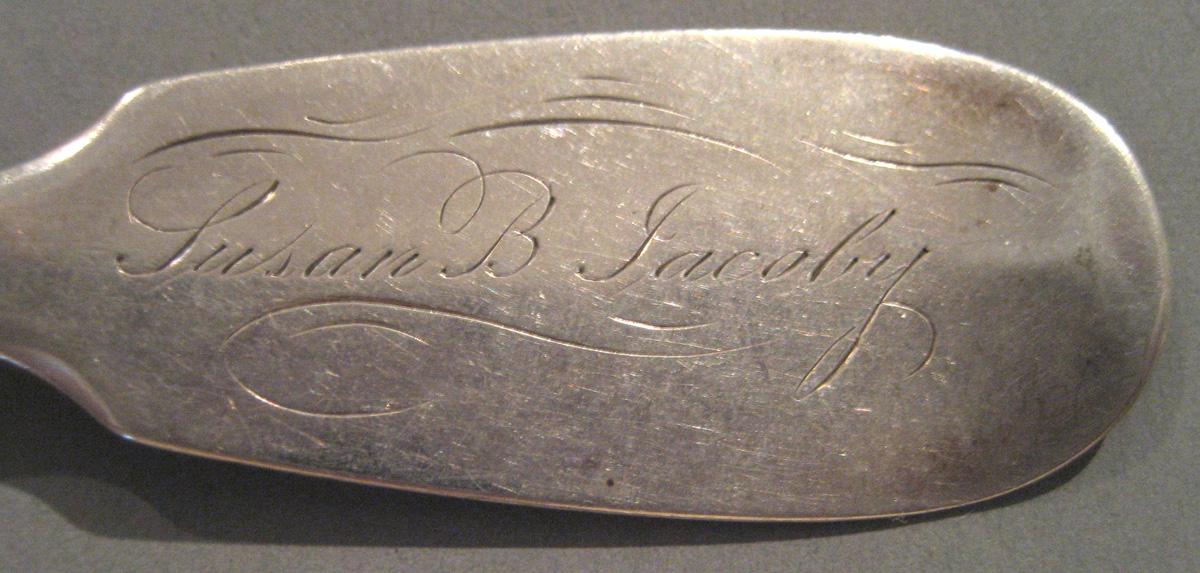 1998.0004.027.001 Silver Spoon engraving