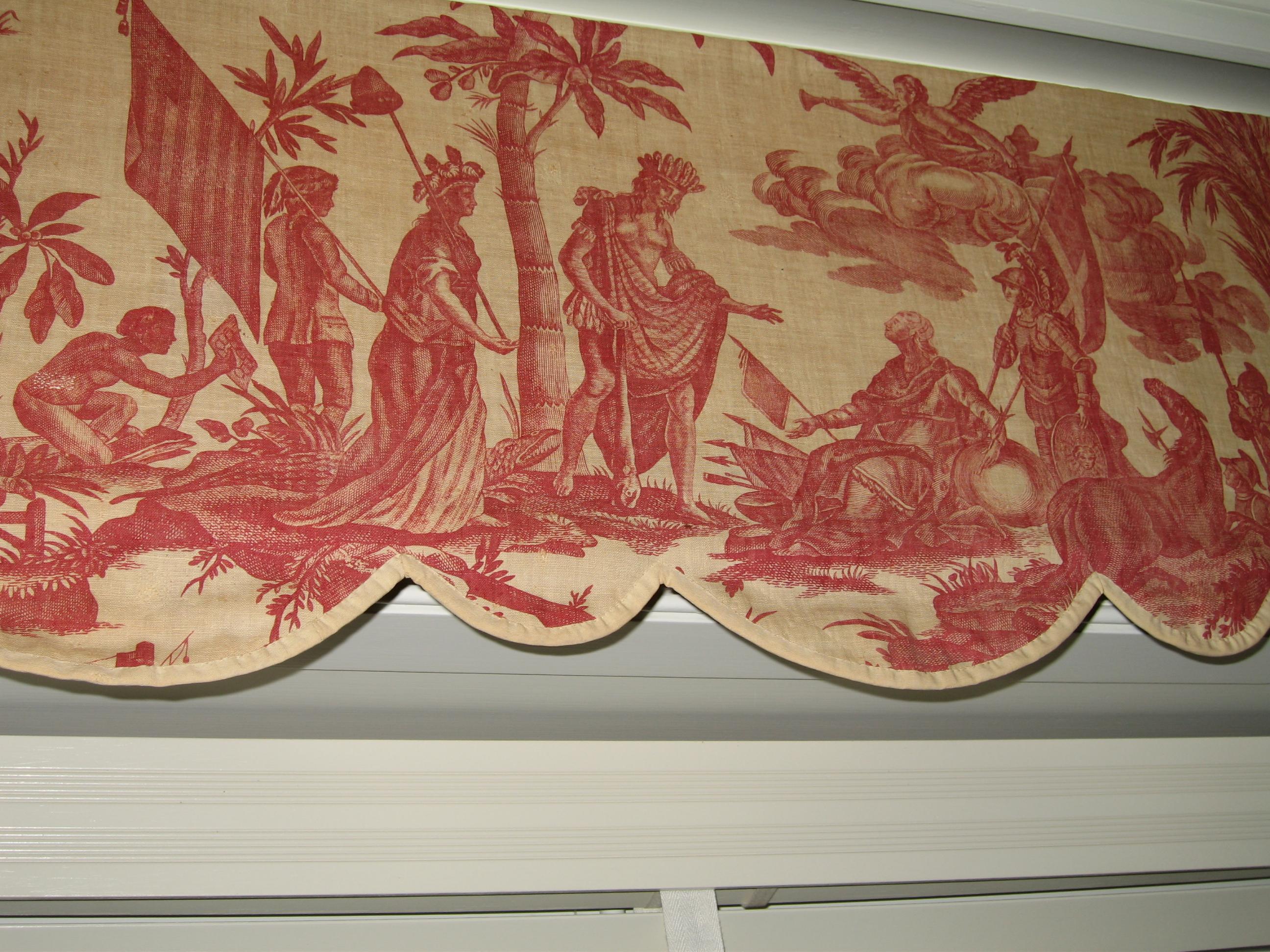 Winterthur Bedroom Window valance closeup