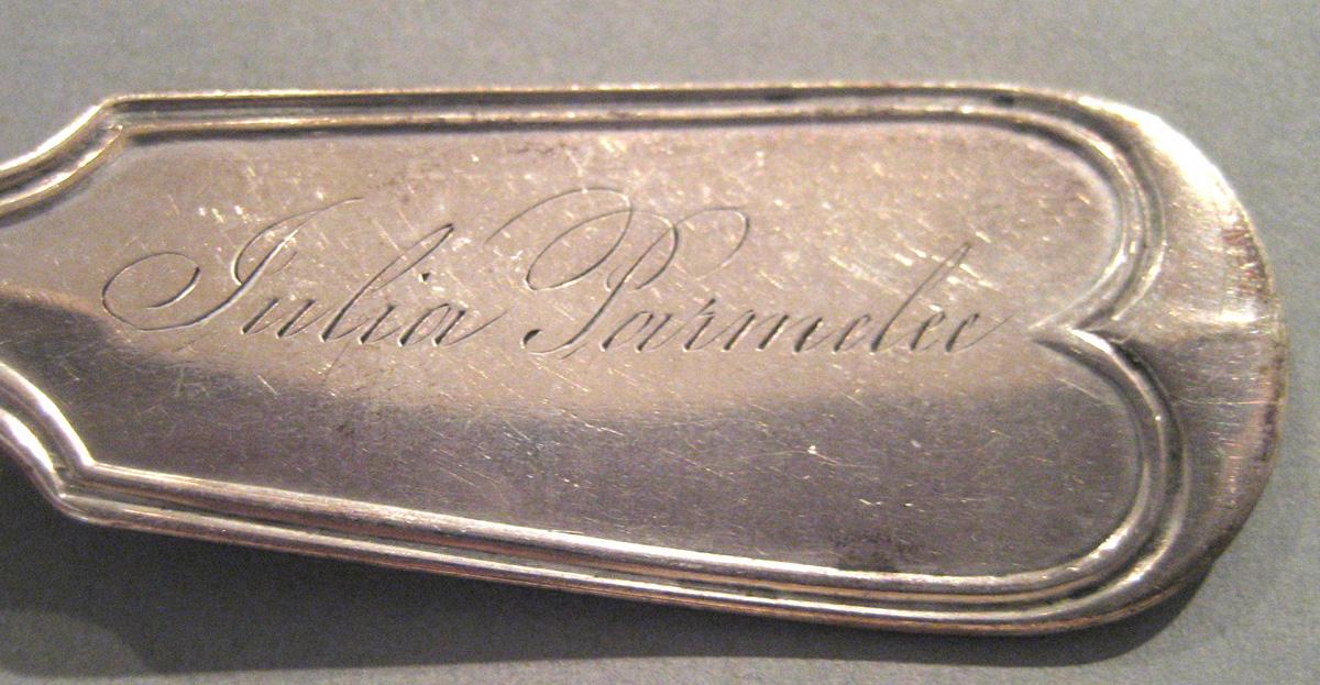 1998.0004.028 Silver Spoon engraving
