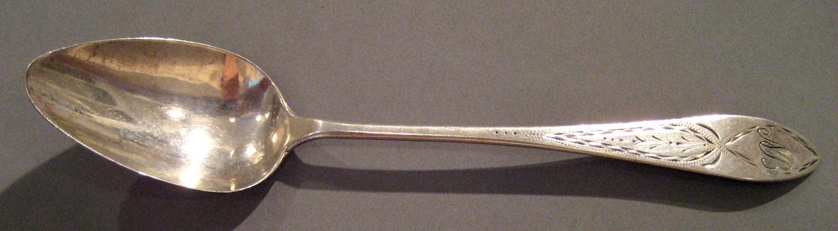 1998.0004.029.001 Silver Spoon upper surface