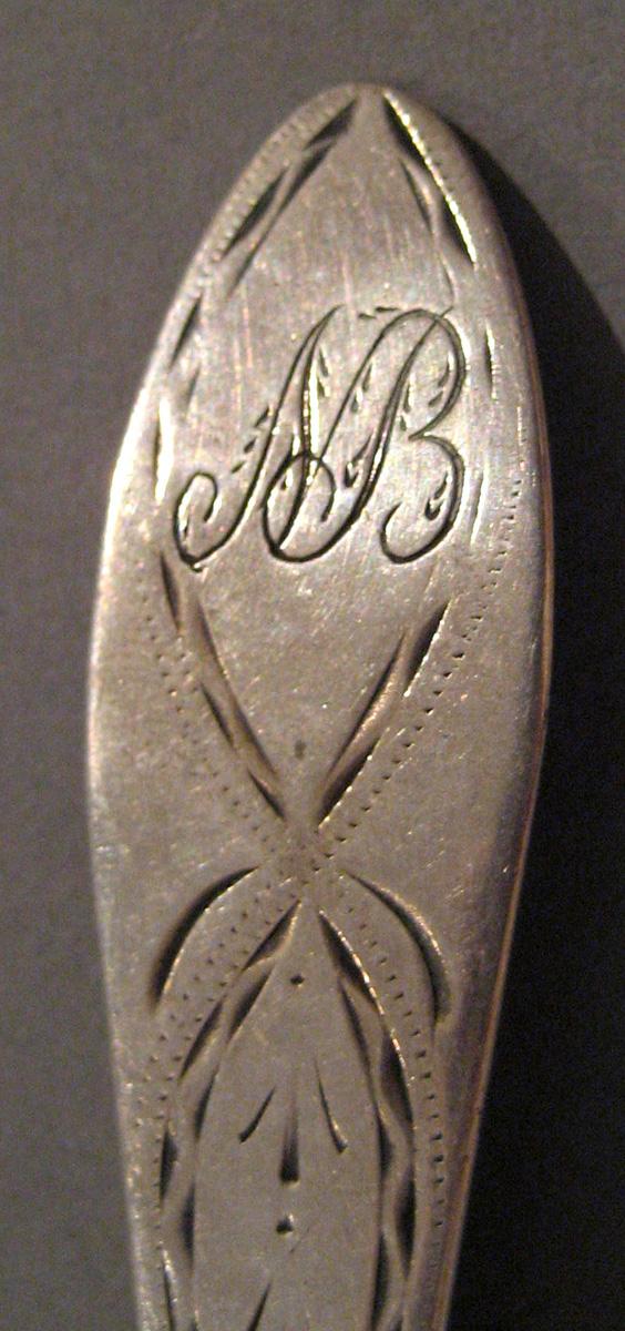 1998.0004.029.001 Silver Spoon engraving