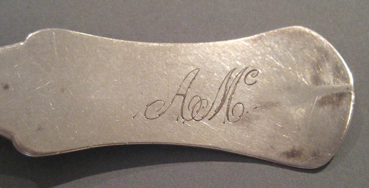 1998.0004.031.001 Silver Spoon engraving