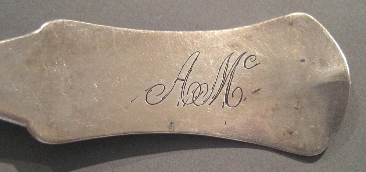 1998.0004.031.003 Silver Spoon engraving