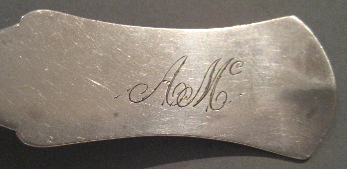 1998.0004.031.004 Silver Spoon engraving