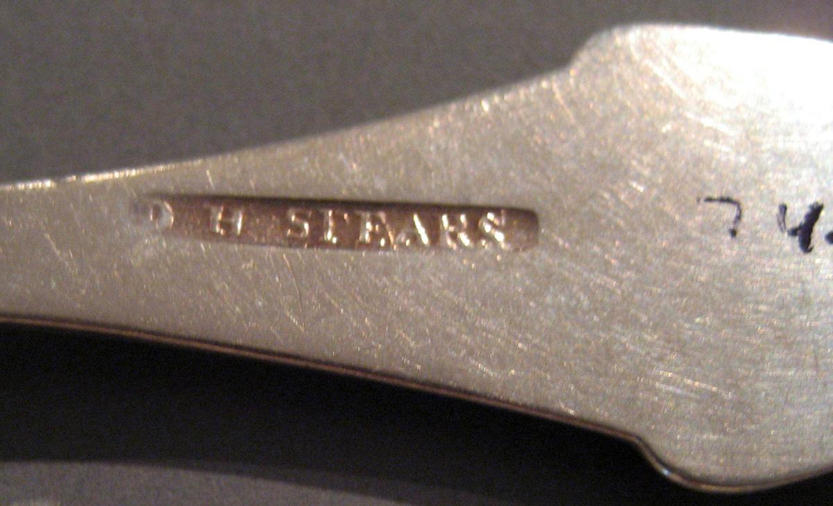 1998.0004.031.006 Silver Spoon marks