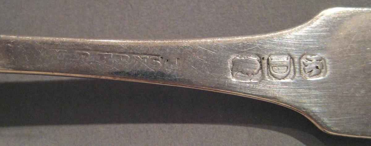 1998.0004.034 Silver Spoon marks